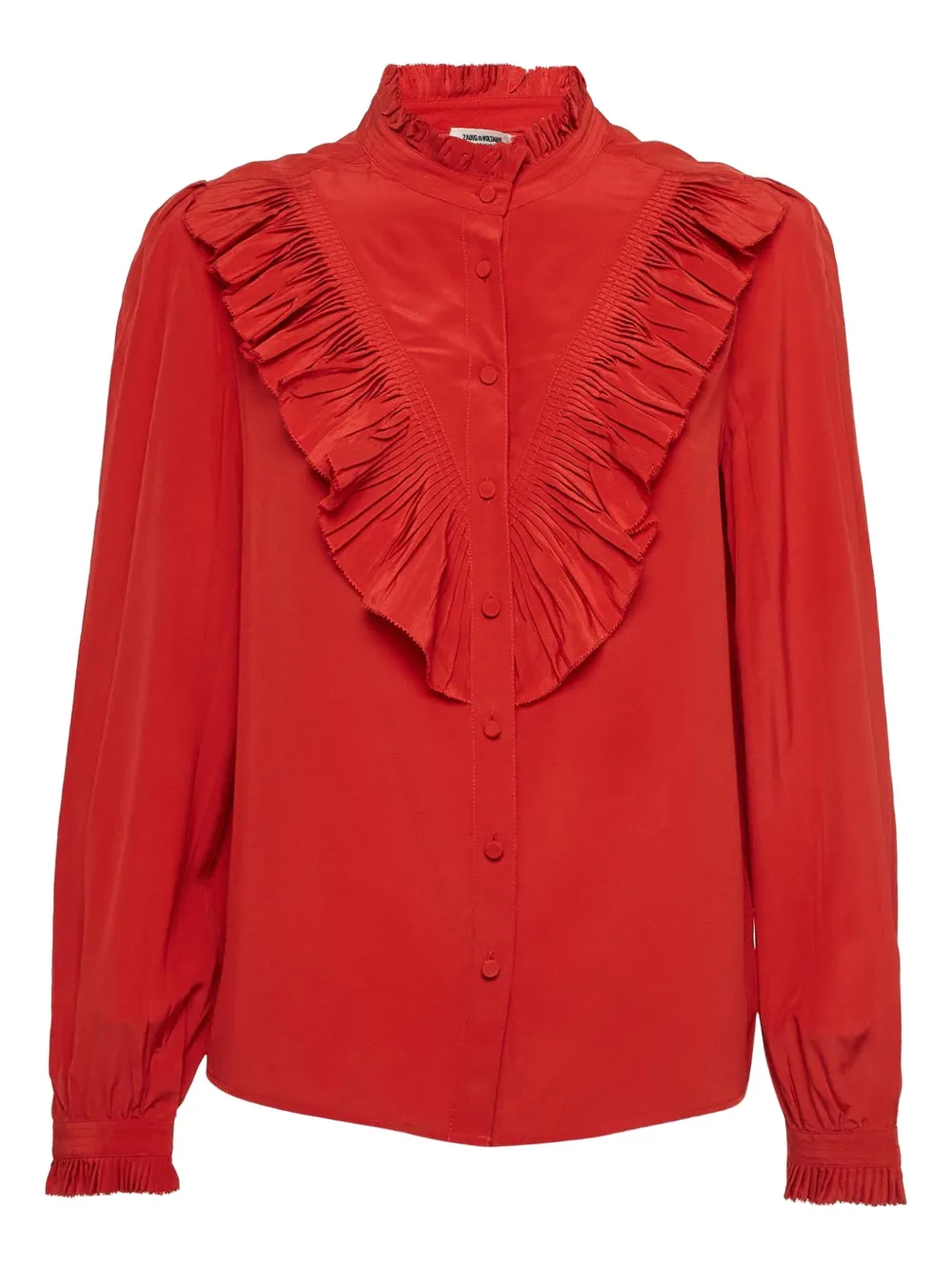 Zadig&Voltaire pre-owned ruffled-front blouse | Red | Image 1