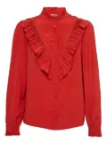 Zadig&Voltaire pre-owned ruffled-front blouse - Red