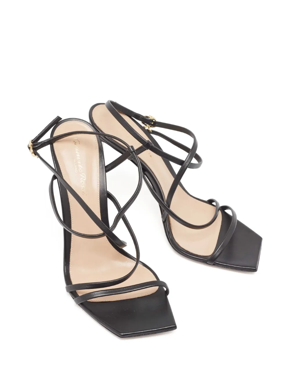 Gianvito Rossi Pre-owned 110 mm sandalen met bandjes - Zwart