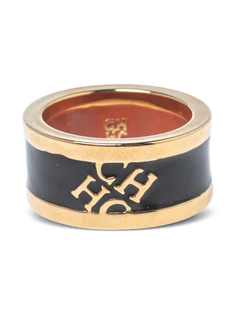 Carolina Herrera anillo de archivo con logo en relieve