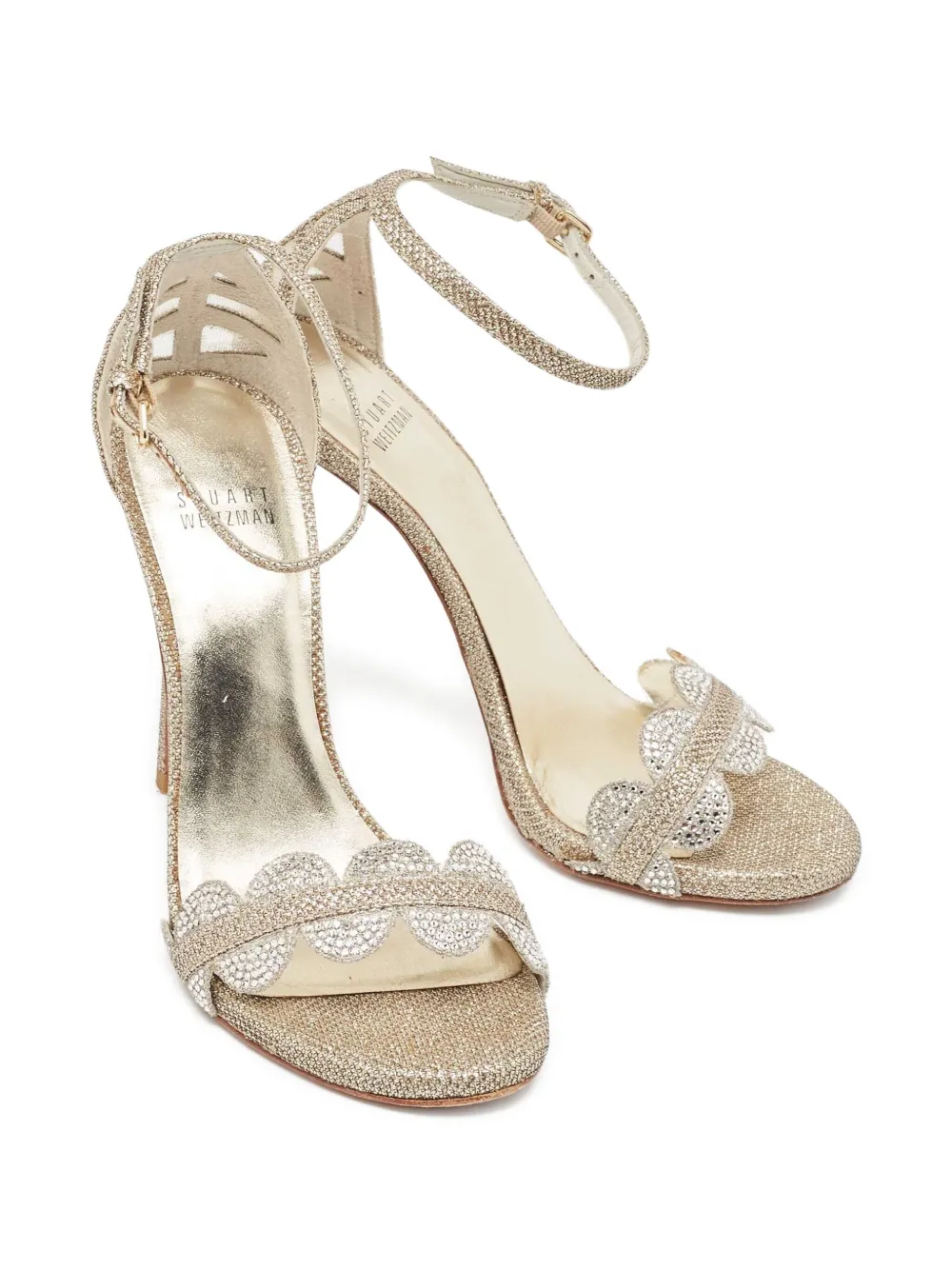 Stuart Weitzman pre-owned 100mm embellished sandals | Image 2