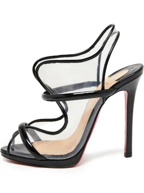 Christian Louboutin Pre-Owned 110mm Aqua Ronda sandals