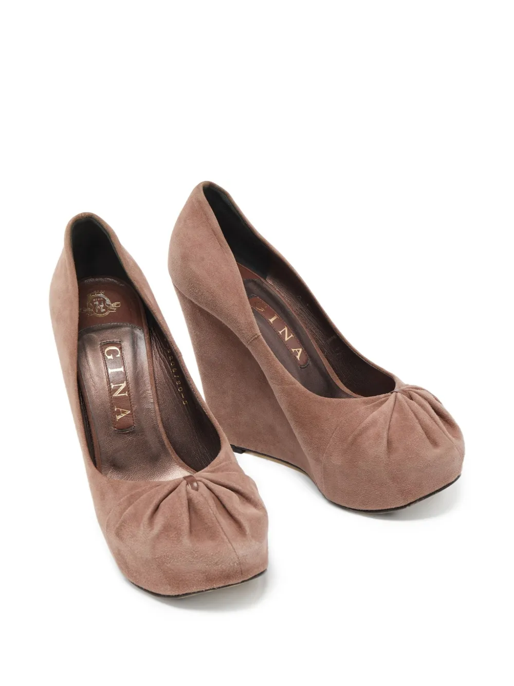 Gina escarpins pre-owned 130 mm en daim | Image 2