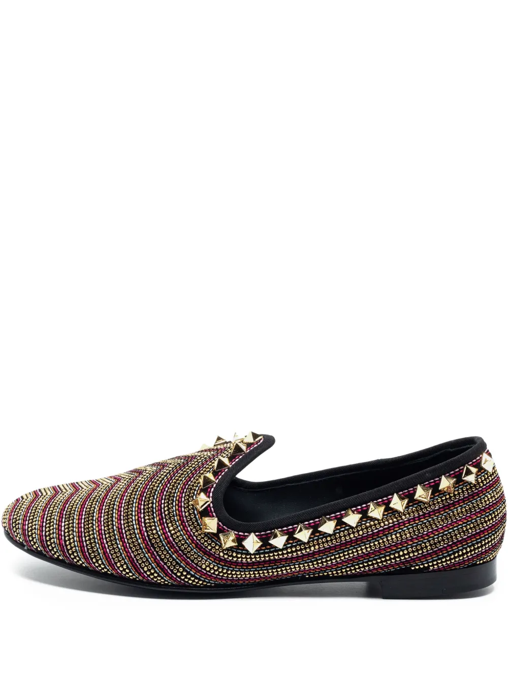 studded loafers