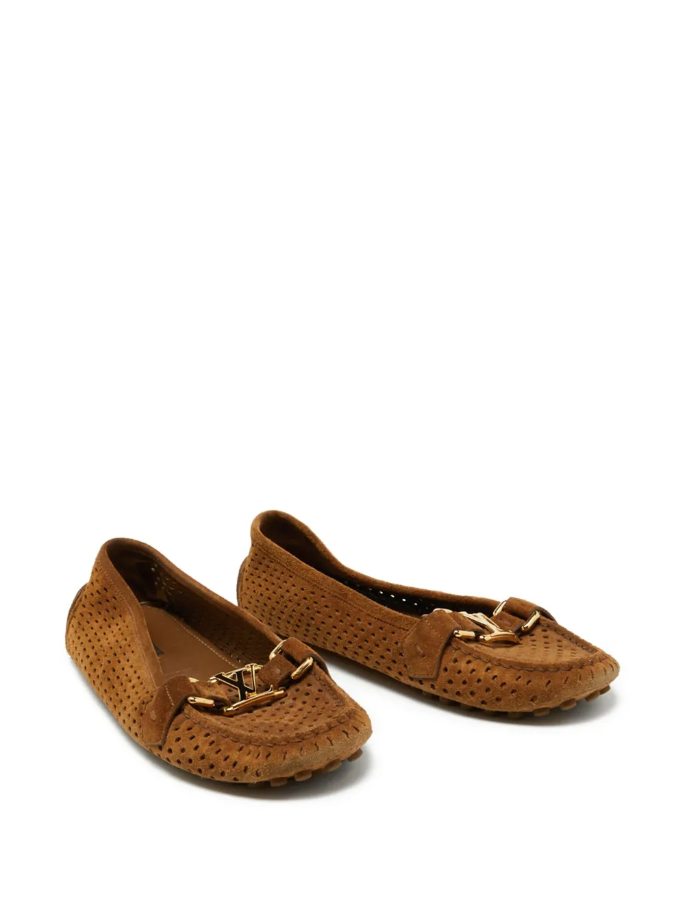 Louis Vuitton Pre-Owned suede loafers | Pre-Owned | Image 2