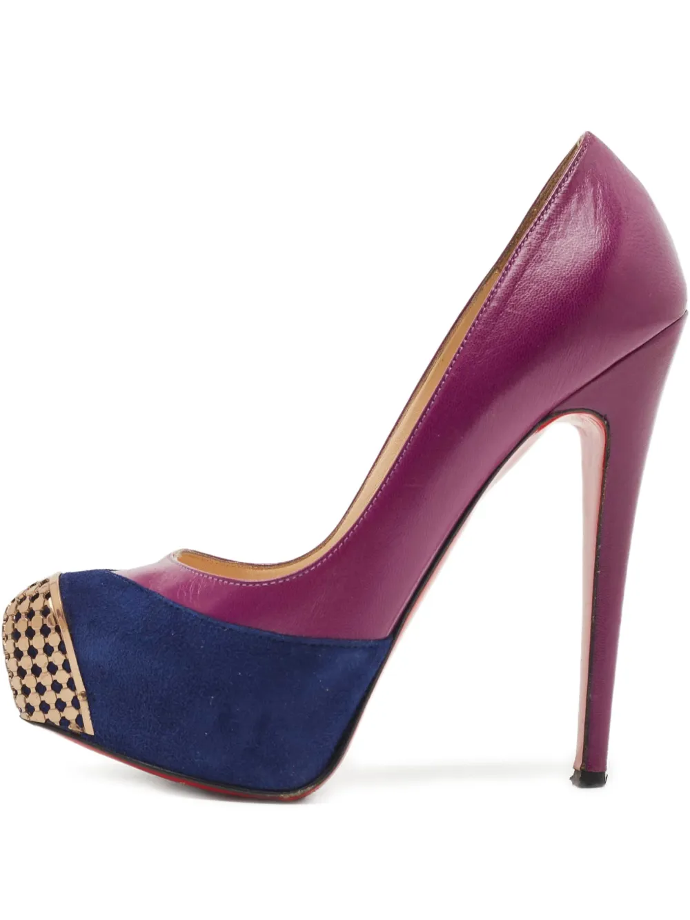 Pre-owned Christian Louboutin 140mm Maggie Pumps