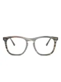 Ray-Ban striped rectangle glasses - Grey