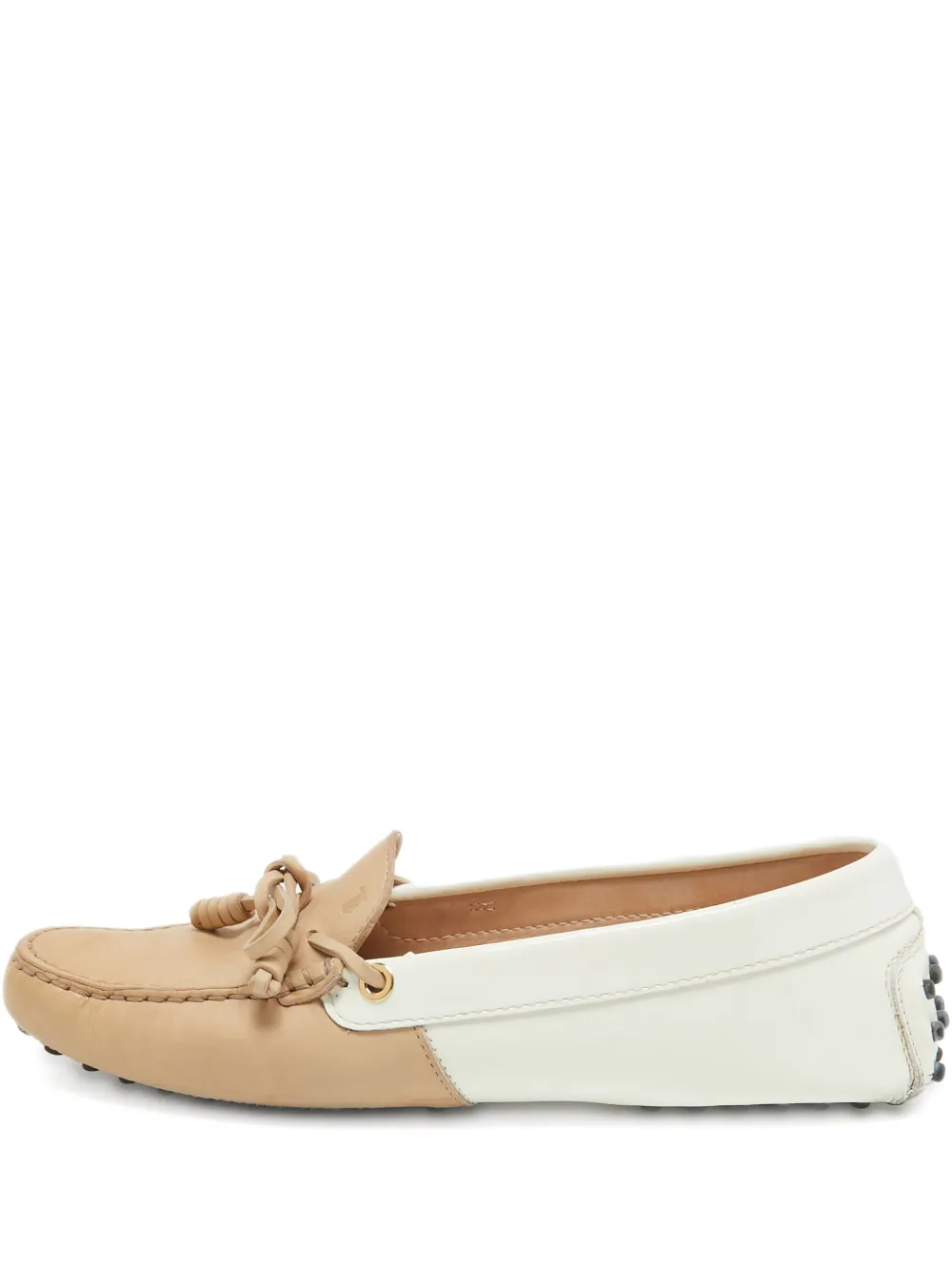 Tod's Vintage バイカラー デッキシューズ - ニュートラル Tod's Vintage バイカラー デッキシューズ - ニュートラル
