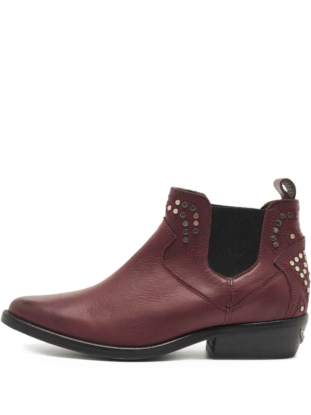 Zadig&Voltaire bottines pre-owned Thylana à détails de clous | rouge | Image 1