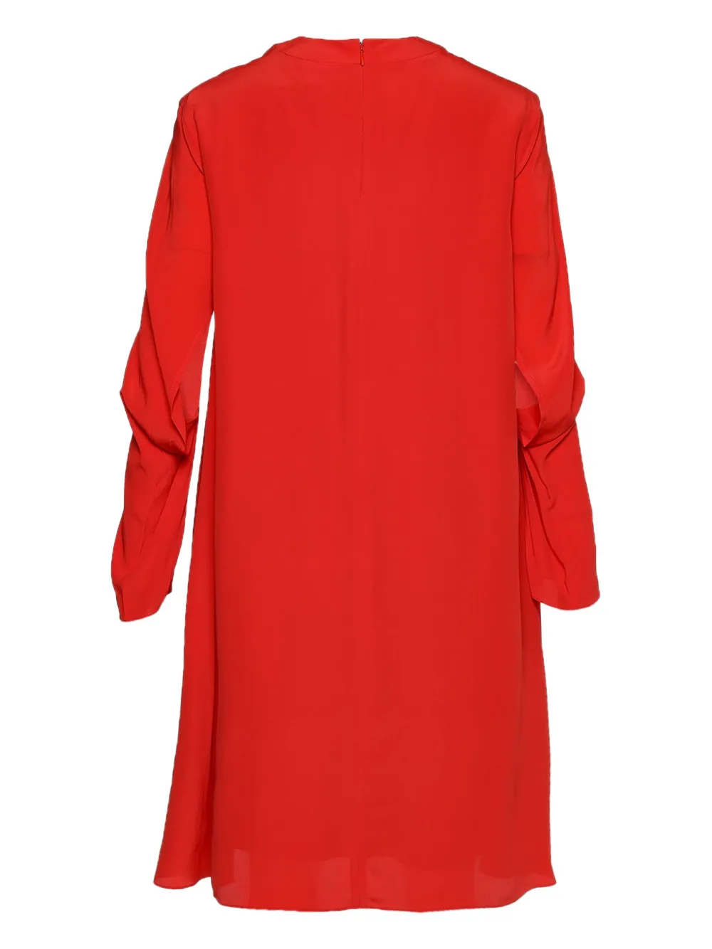 Balenciaga Pre-Owned Jurk met gesmockte mouwen - Oranje