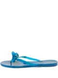 Valentino Garavani Pre-Owned Rockstud flip-flops - Blue