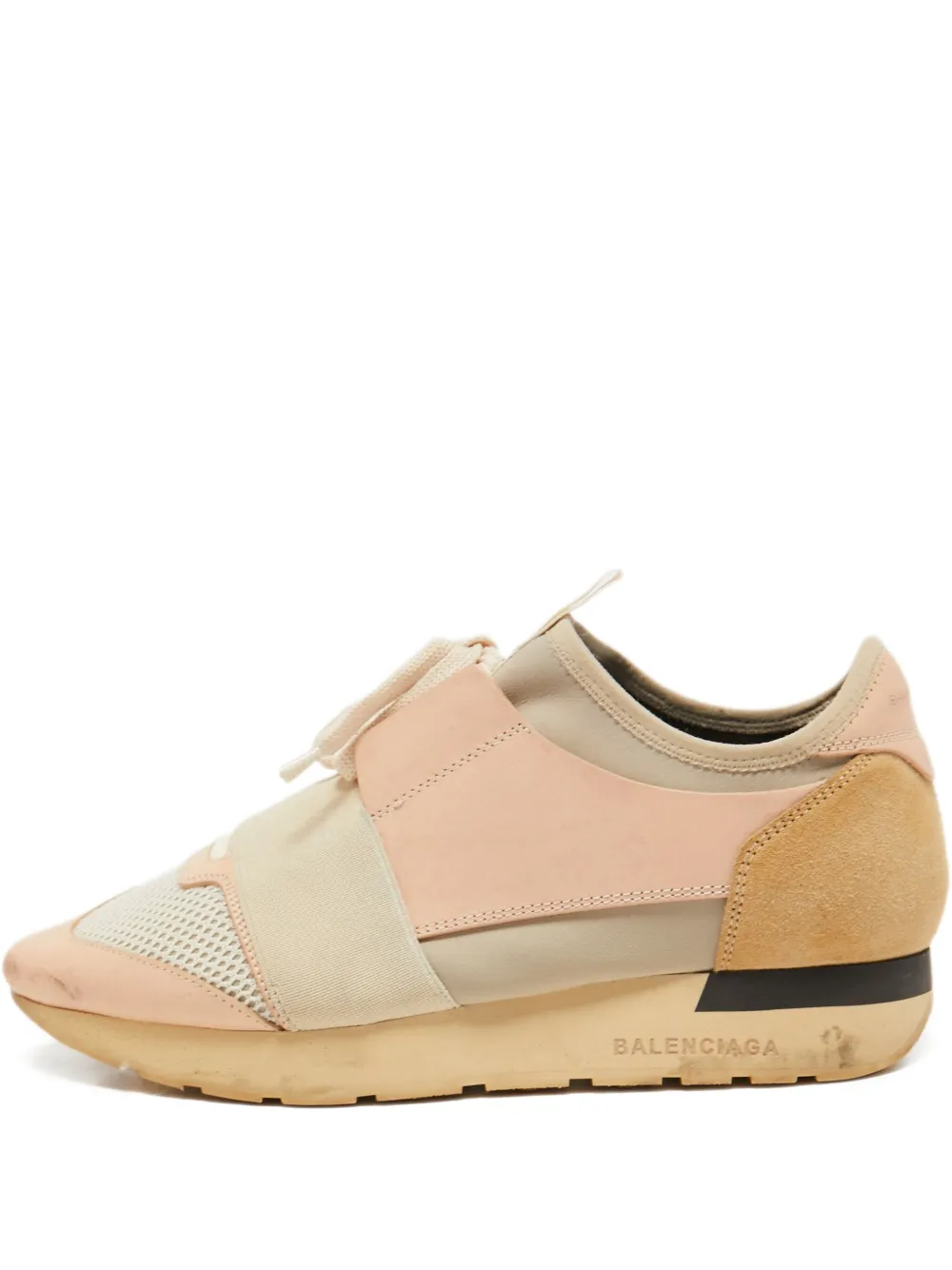 Balenciaga Pre-Owned panelled sneakers | Pink | Image 1