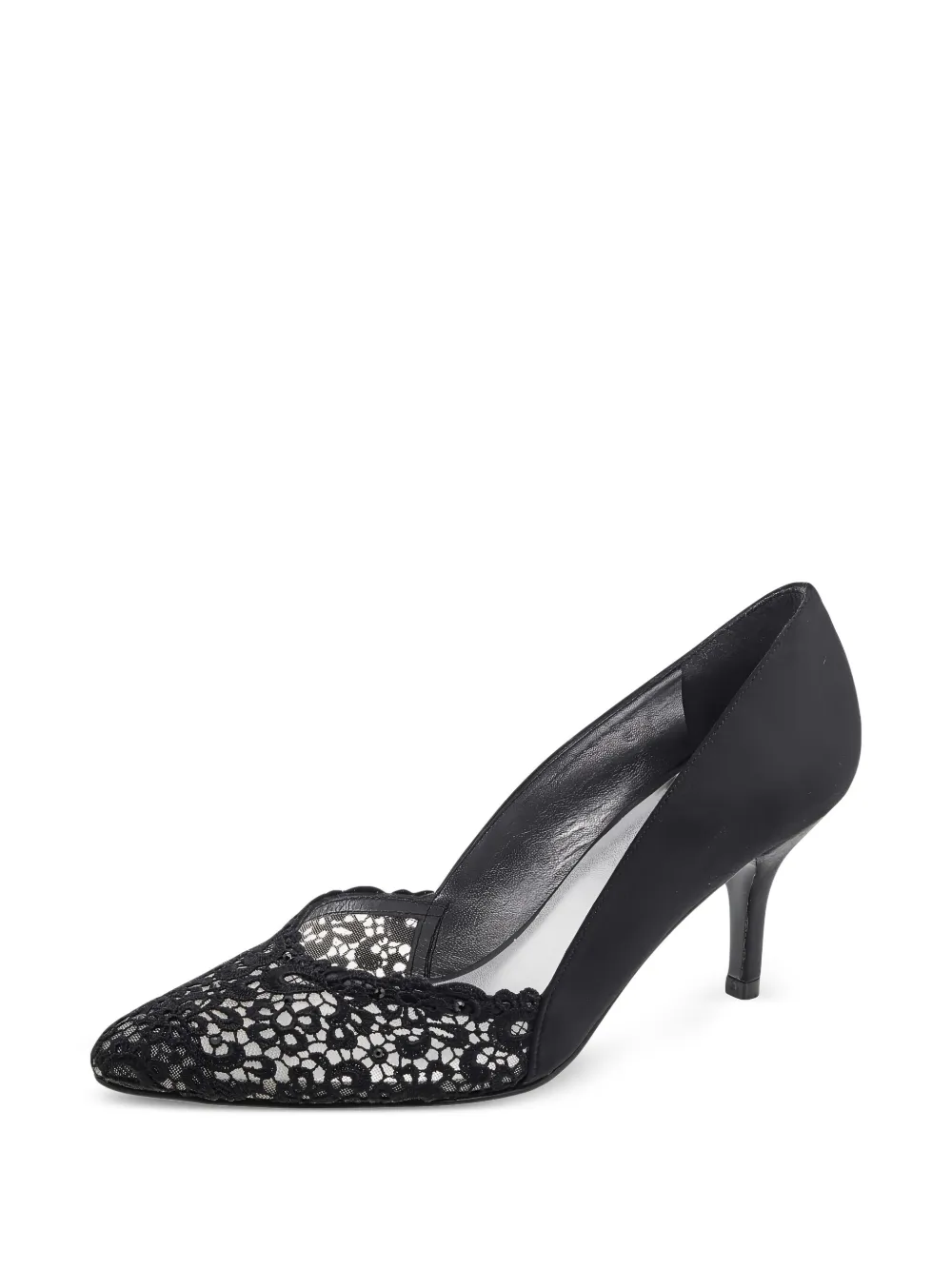 Stuart Weitzman pre-owned 80mm lace-panel pointed-toe pumps | Image 2