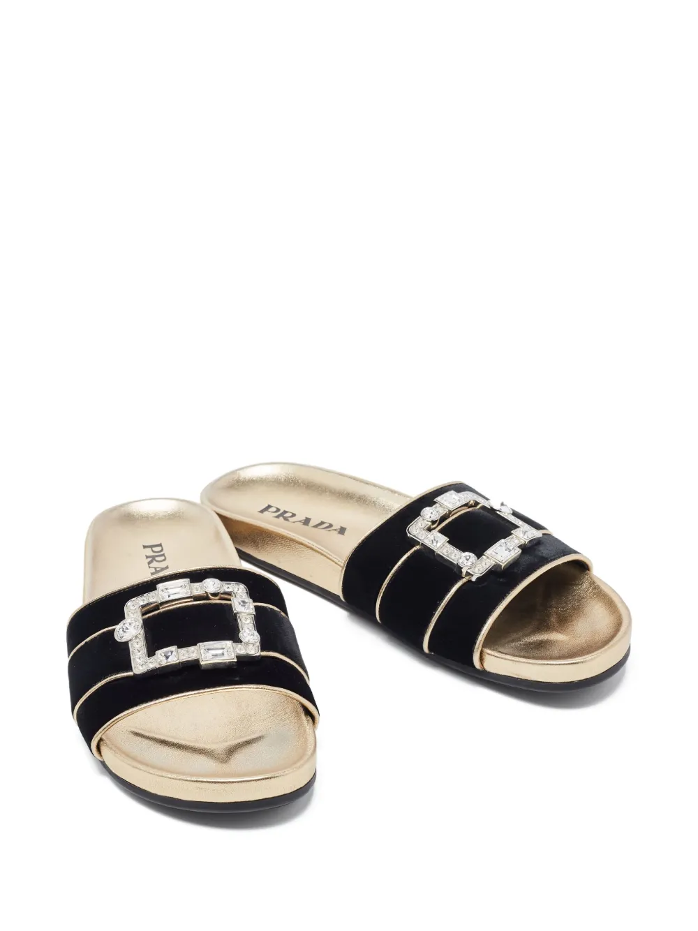 Prada Pre-Owned jewel-buckle slides | Image 2