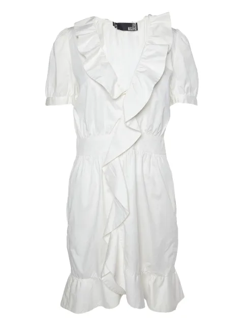 Moschino Pre-Owned pre-owned ruffled short-sleeve mini dress