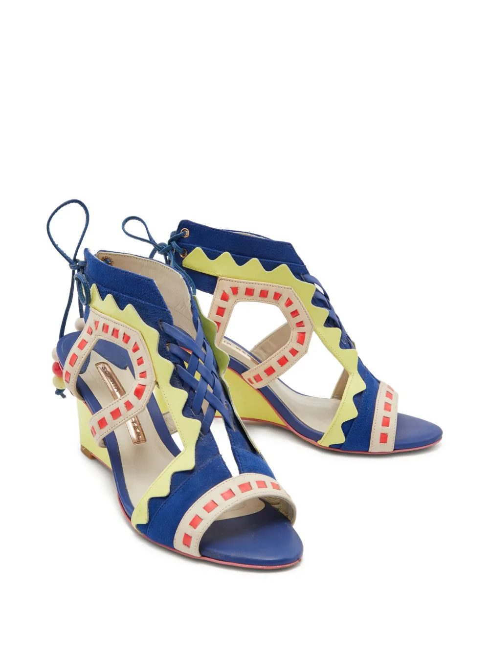 Sophia Webster sandales compensées pre-owned 70 mm | Image 2