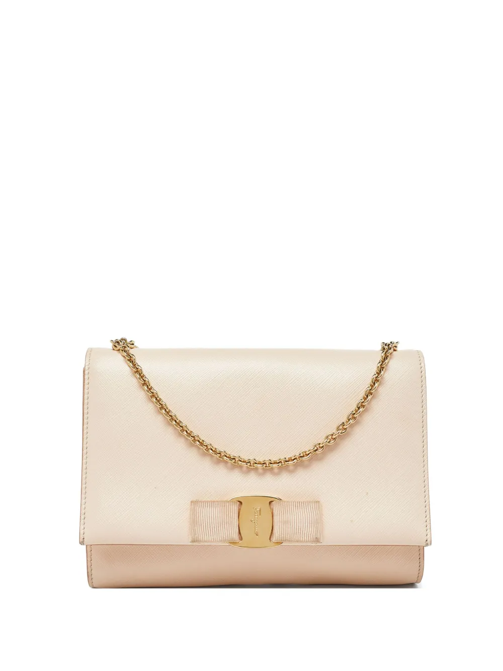 Ferragamo Pre-Owned Vara Bow cross body bag | Neutrals | Image 1