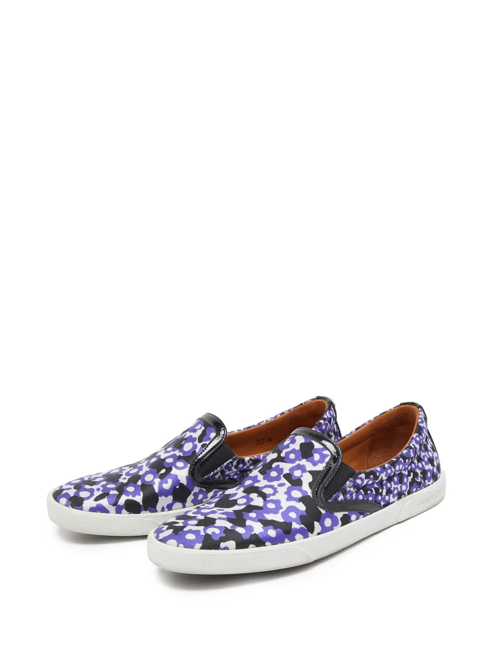 Jimmy Choo Pre-Owned Sneakers met bloemenprint - Paars
