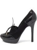 Gucci Pre-Owned 2024 130mm platform pumps - Black
