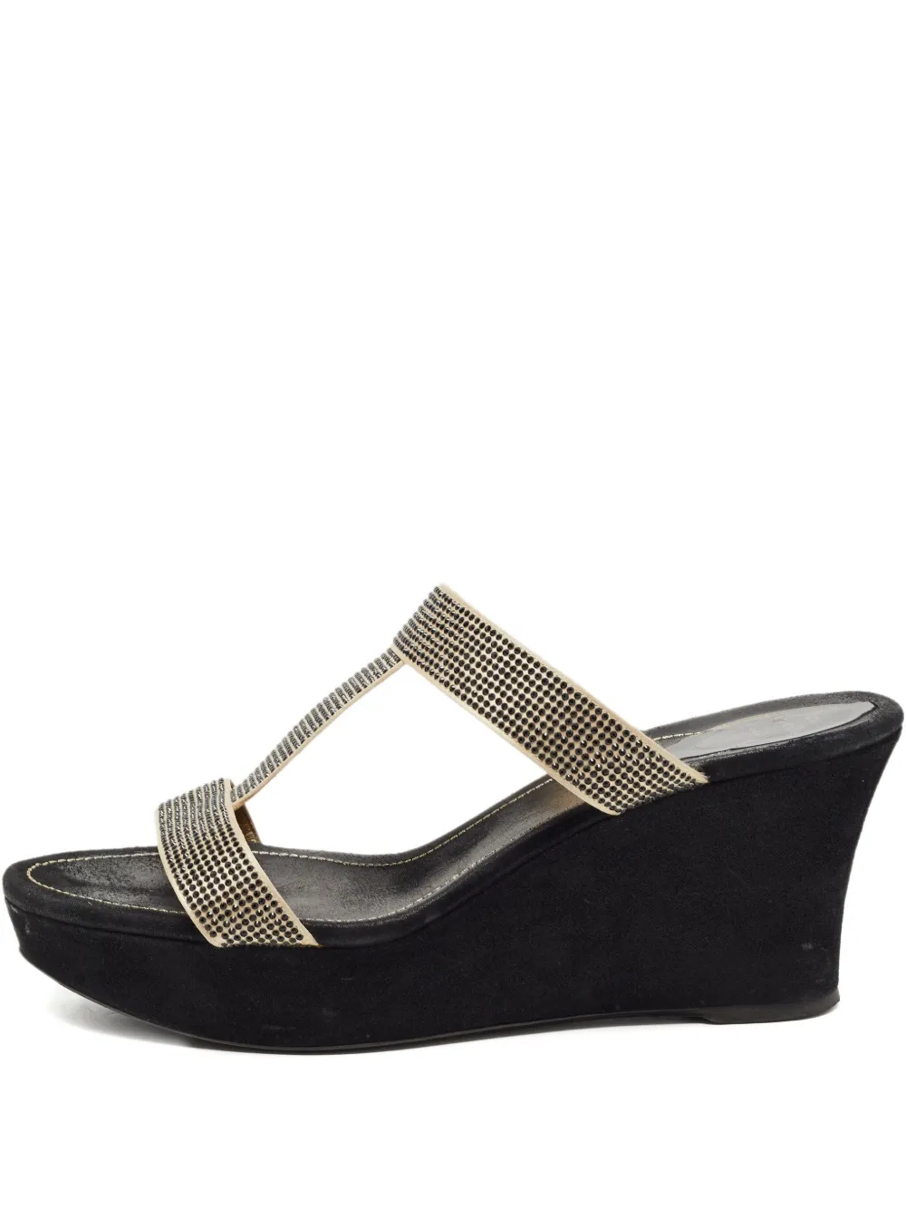René Caovilla 2024 85mm crystal-embellished mules