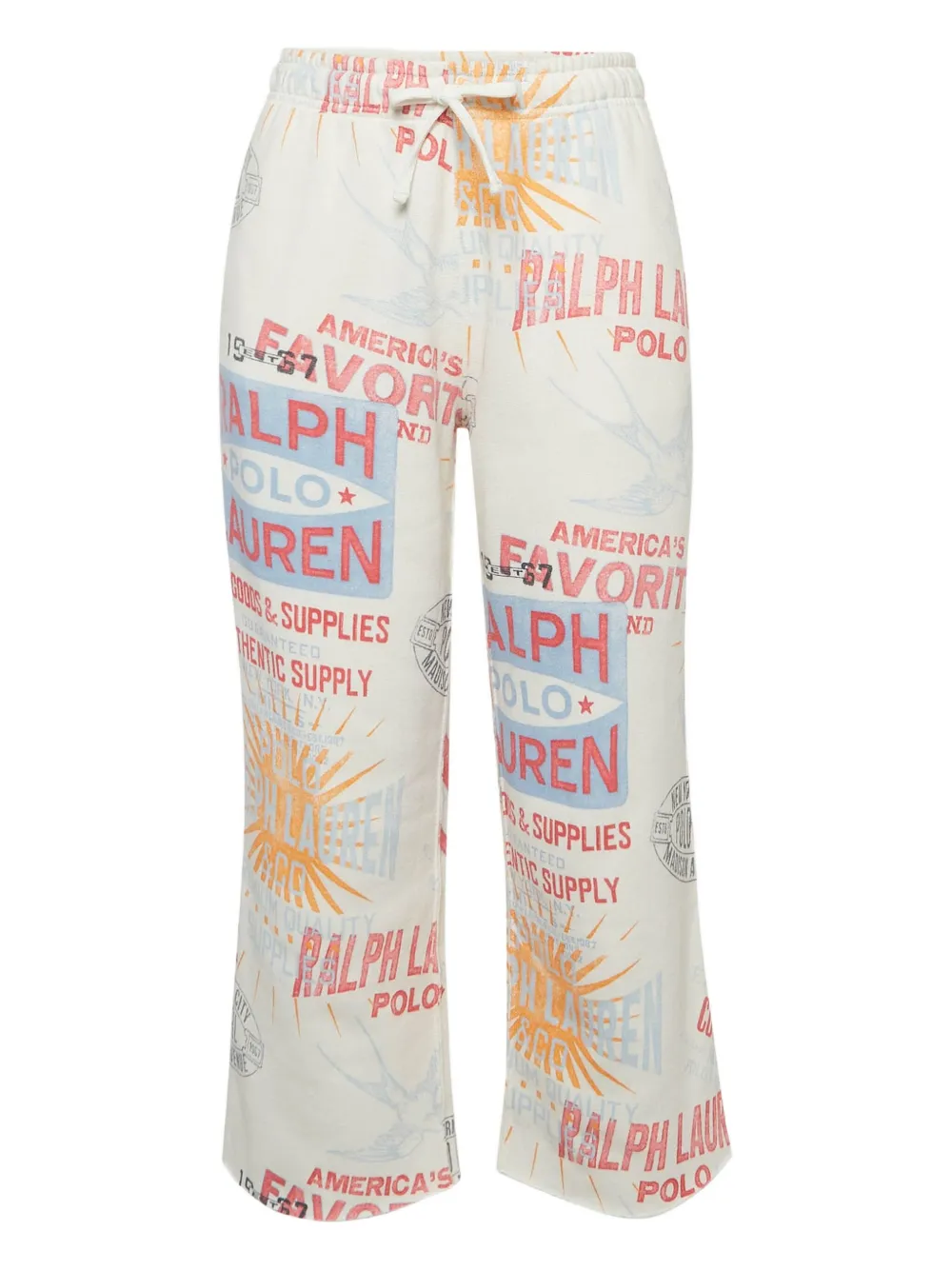 Polo Ralph Lauren Vintage pre-owned logo-print trousers | White | Image 1