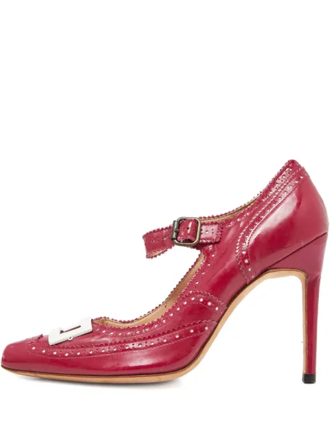 Manolo Blahnik zapatillas con tacón de 110mm