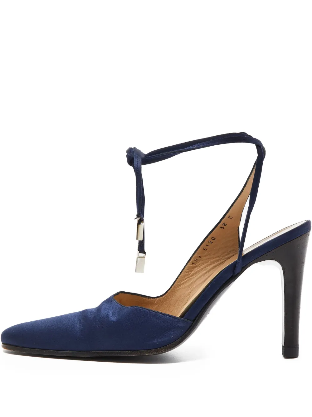 Gucci Pre-Owned 110mm leather heeled pumps | Blue | Image 1