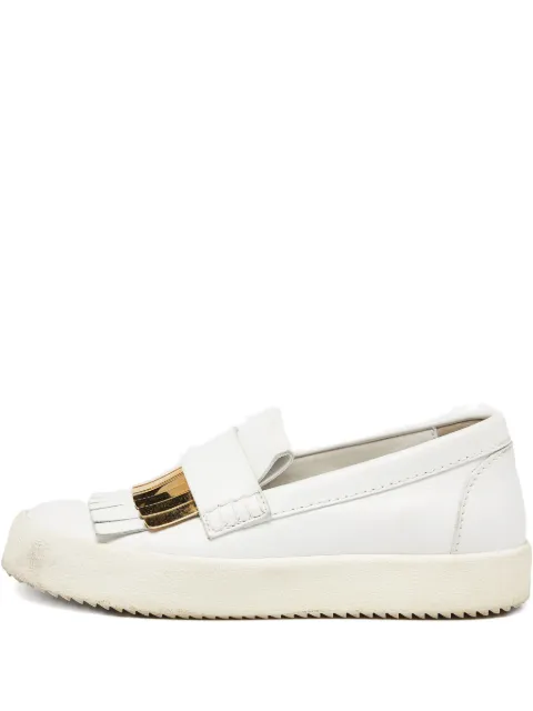 Giuseppe Zanotti Vintage pre-owned fringe-detail leather sneakers