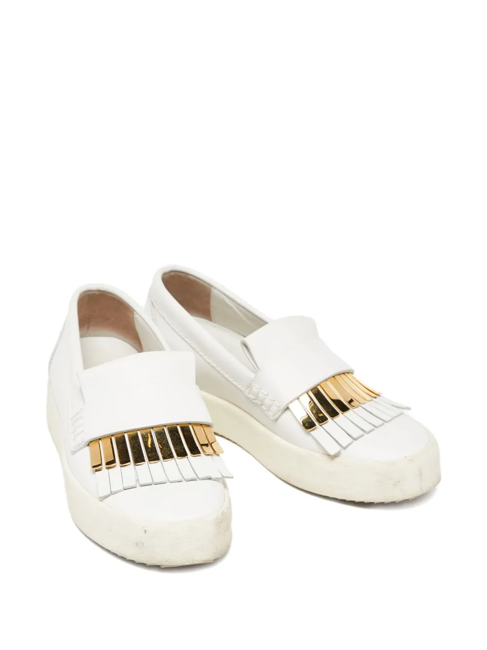 Giuseppe Zanotti Vintage pre-owned fringe-detail leather sneakers | Slip-Ons | Image 2