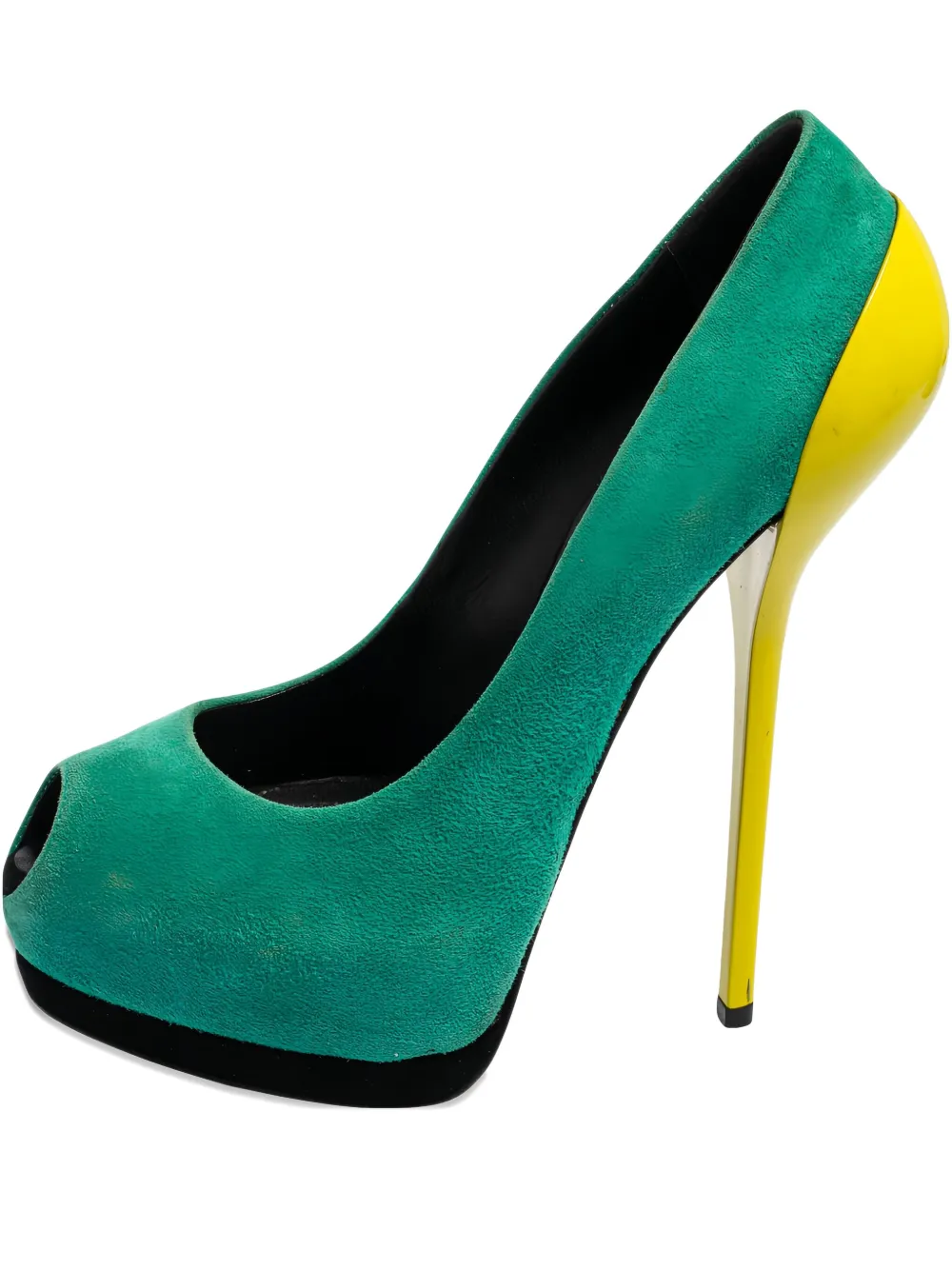 Pre-owned colour-block pumps