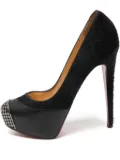 Christian Louboutin Pre-Owned 2023 145mm platform metal-toe pumps - Black