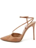 Gianvito Rossi pointed-toe strappy sandals - Neutrals