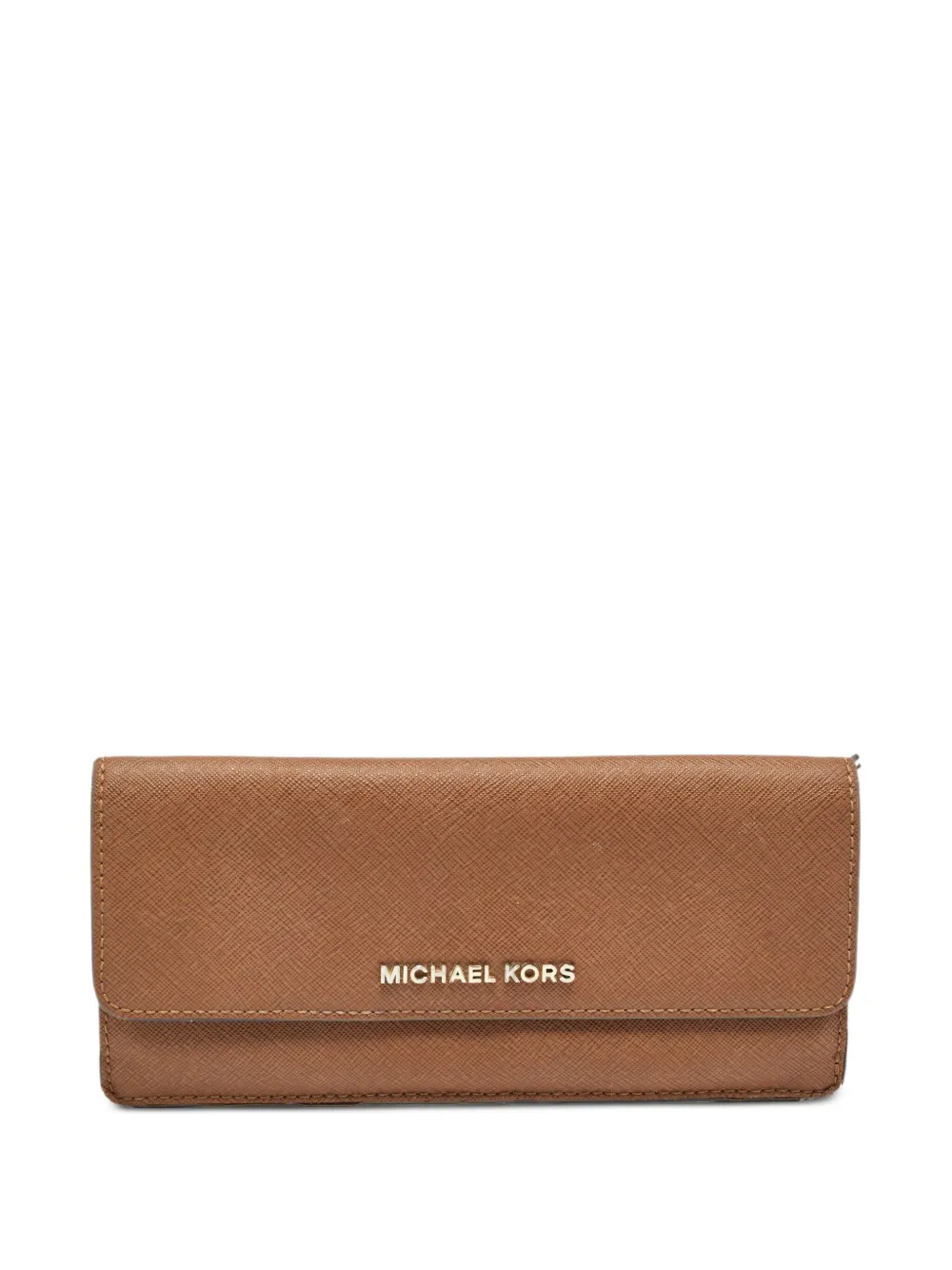 Michael Kors Vintage cartera con compartimentos y cierre | marrón | Image 1