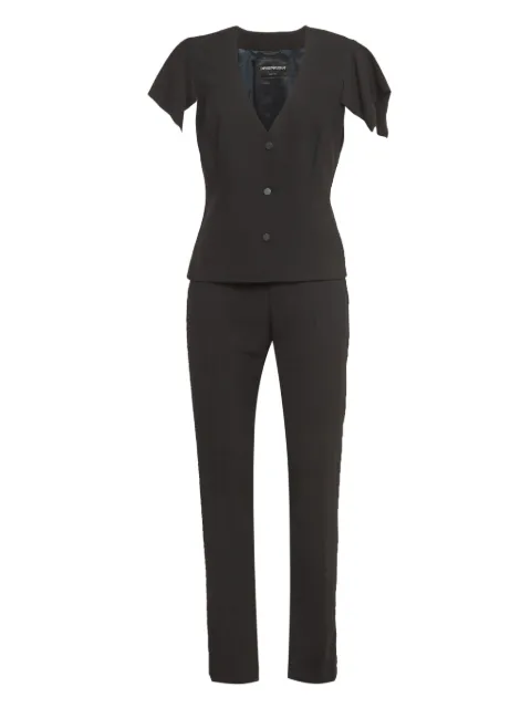 Emporio Armani Pre-Owned flutter-sleeve tailored suit