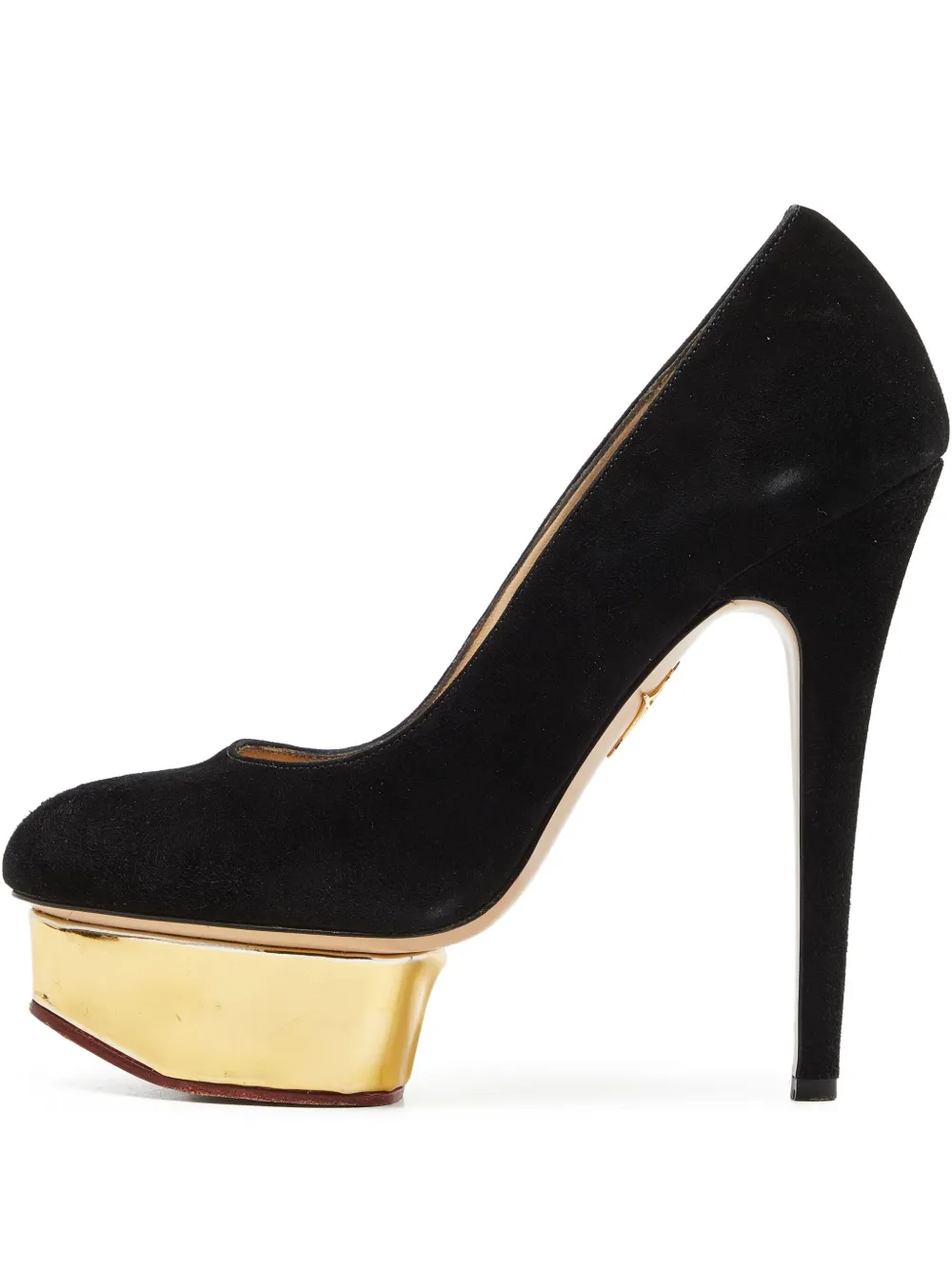 Pre-owned Charlotte Olympia 130mm Platform Heeled Pumps