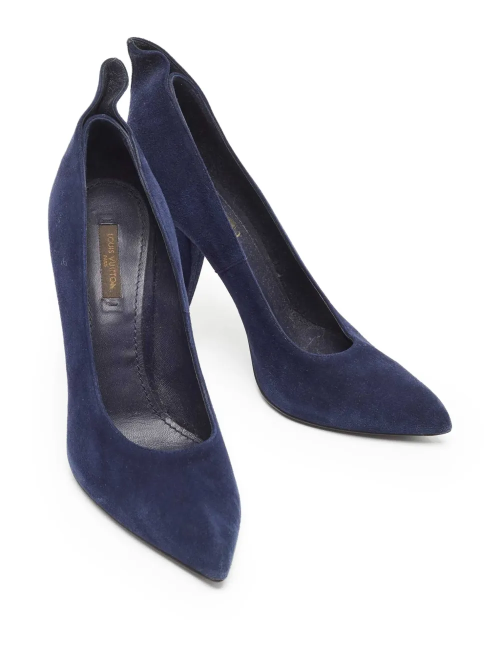 Louis Vuitton Pre-Owned Suède pumps - Blauw