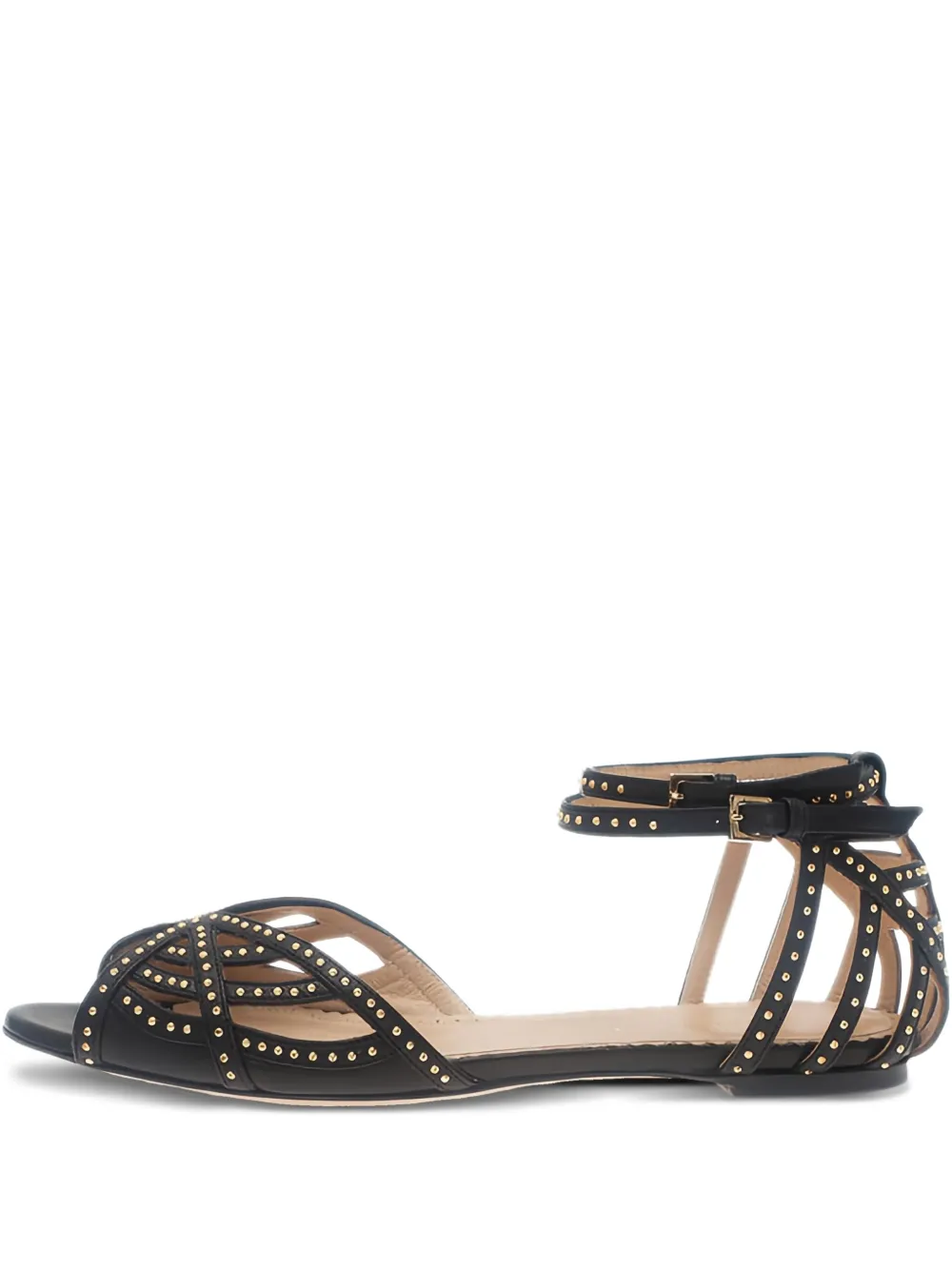Pre-owned Charlotte Olympia  Octavia Studded Strappy Sandals