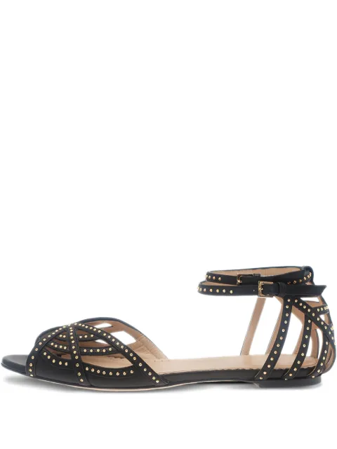 Charlotte Olympia pre-owned Octavia studded strappy sandals