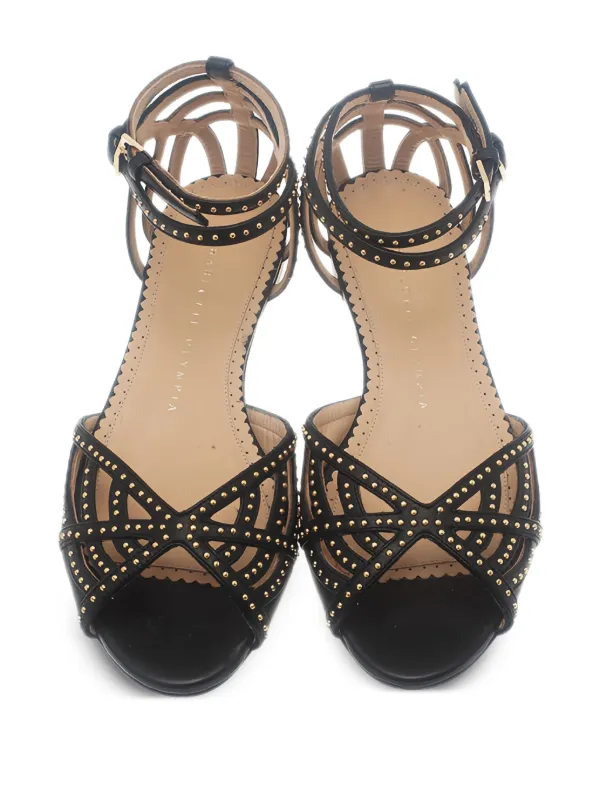 Charlotte Olympia pre-owned Octavia Studded Strappy Sandals