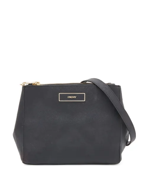 DKNY Vintage logo-patch cross body bag