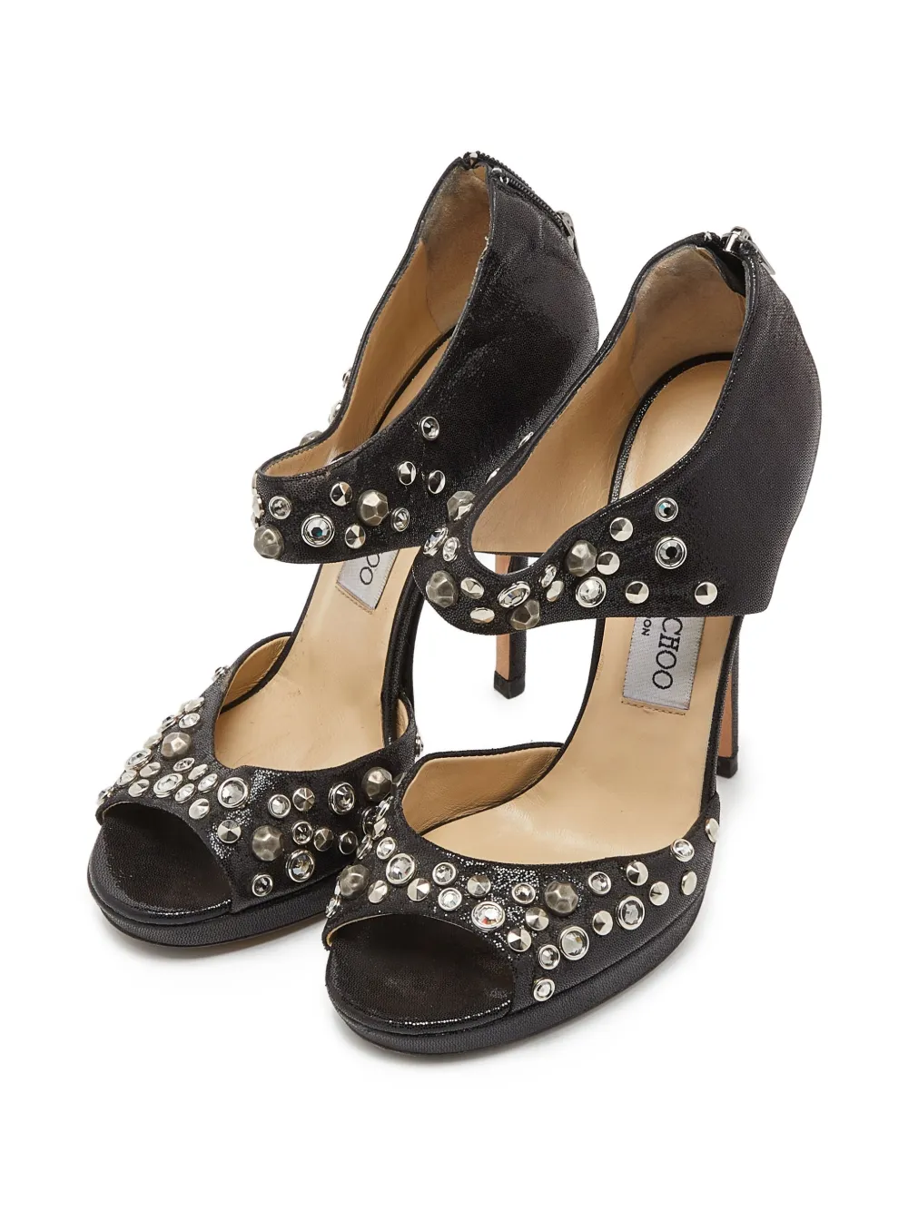 Jimmy Choo Pre-Owned sandalias con apliques y tacón de 120mm | Image 2