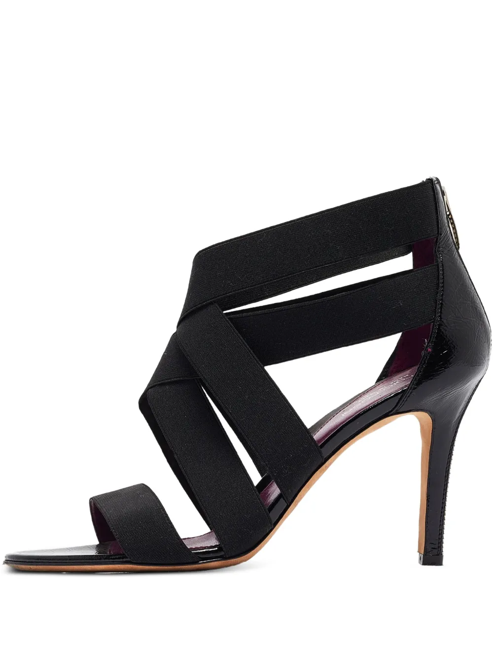 Sergio Rossi Vintage pre-owned 100mm strappy sandals | Black | Image 1