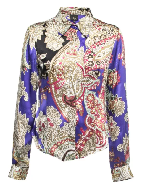 Just Cavalli Vintage camisa con estampado de cachemira de archivo