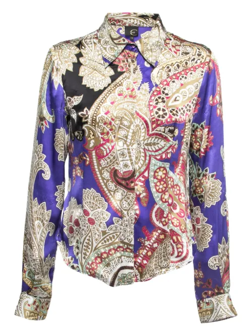 Chemise pre-owned à motif cachemire - Just Cavalli Vintage - Modalova