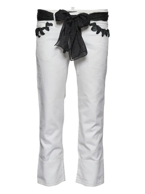 Emporio Armani Pre-Owned belted trousers