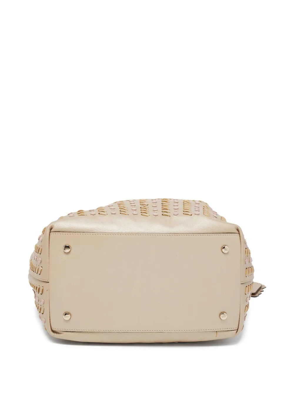 Pre-owned Tod's Vintage Embellished Tote Bag