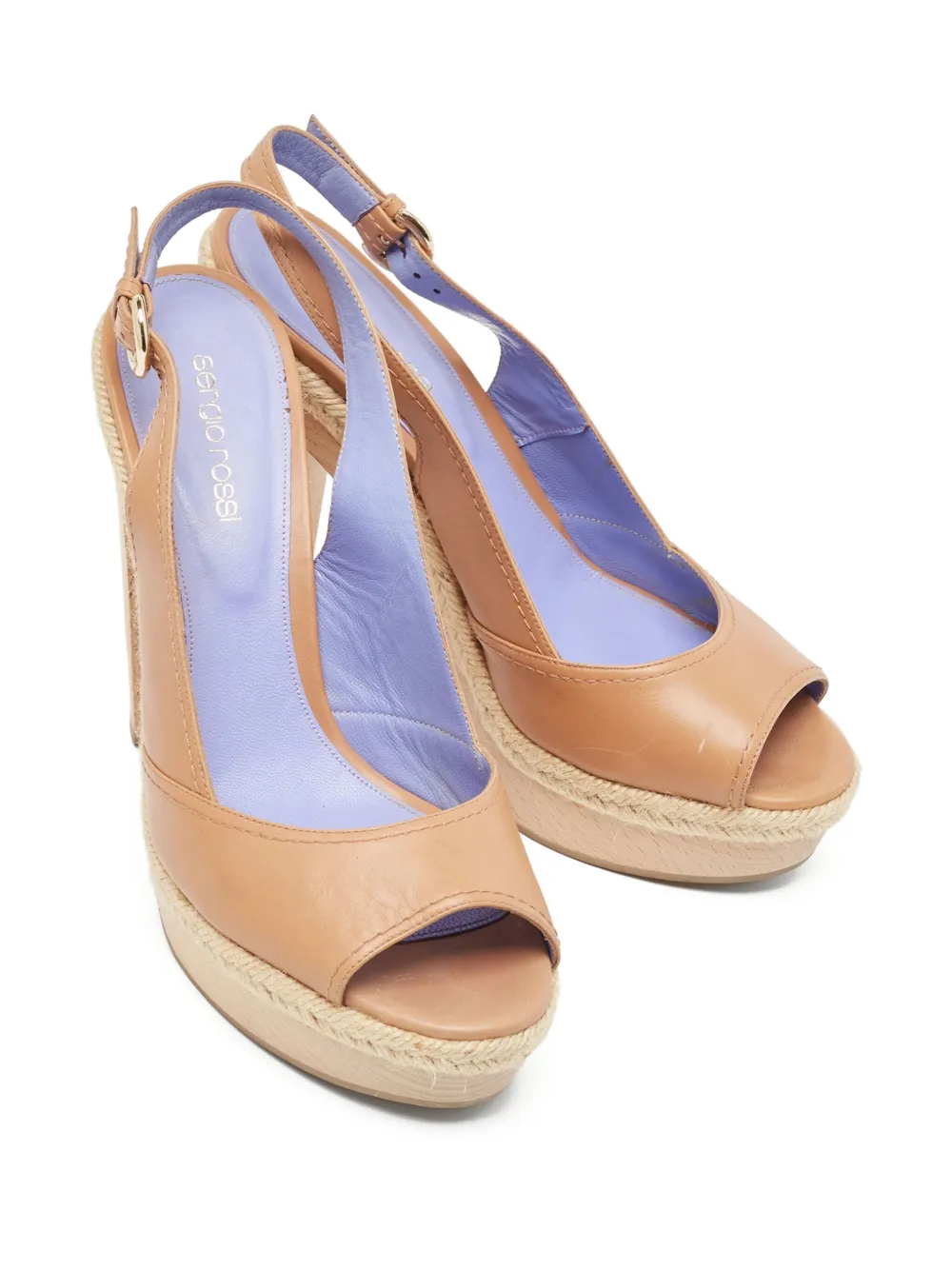 Sergio Rossi Vintage pre-owned peep-toe platform sandals | Image 2