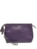 Coach Vintage Pre-owned tassel-detail clutch bag - Purple