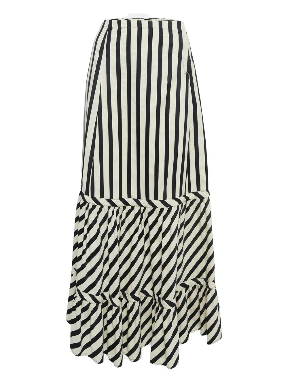 Sportmax Vintage 2023 gestreepte rok - Zwart