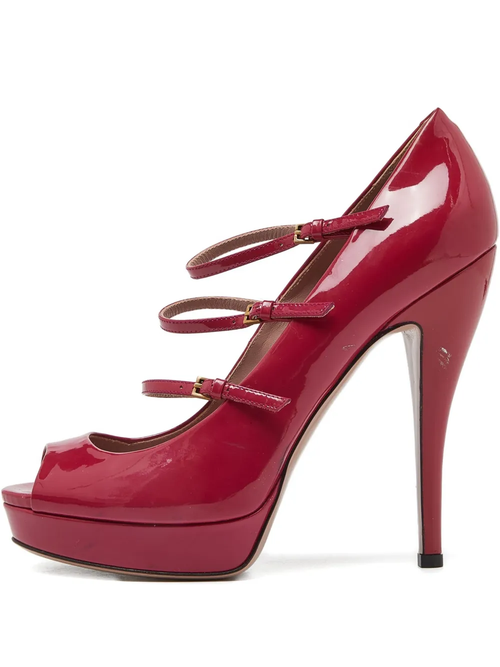 Gucci Pre-Owned 2024 140mm platform pumps - Rosa